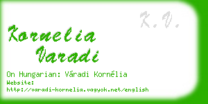 kornelia varadi business card